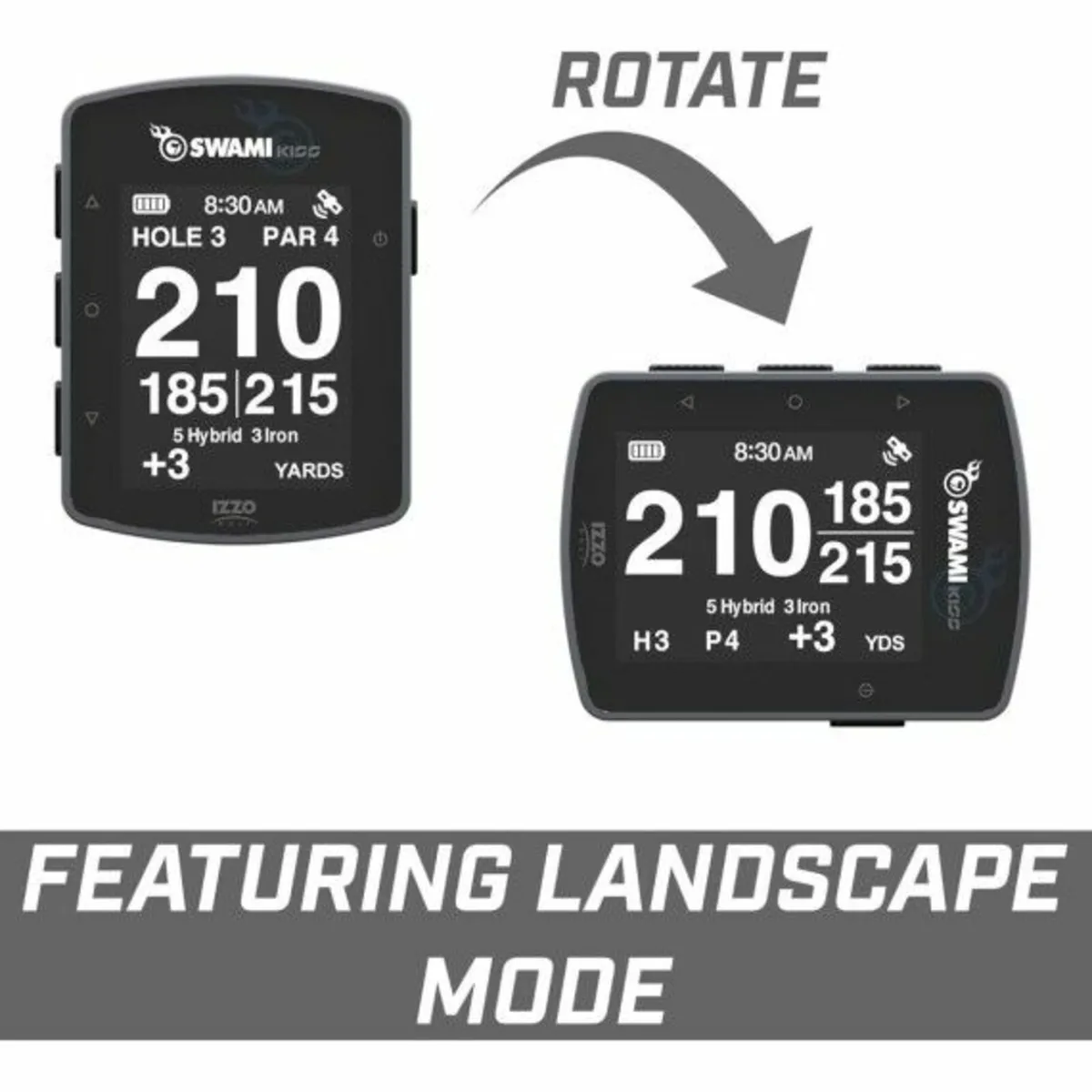 Izzo Swami Kiss 2.0 Golf GPS - Grey - Image 3