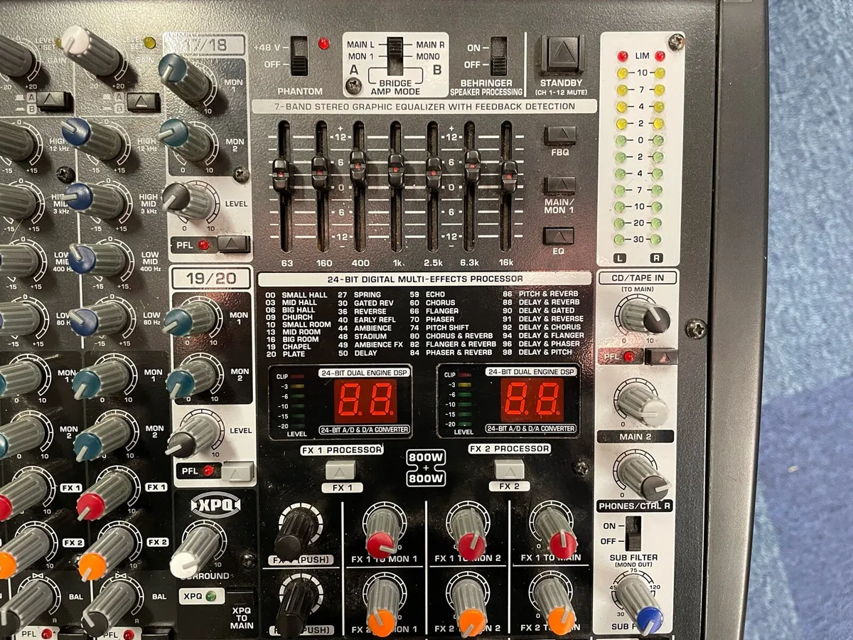 Behringer PMP6000 Mixer - Image 4