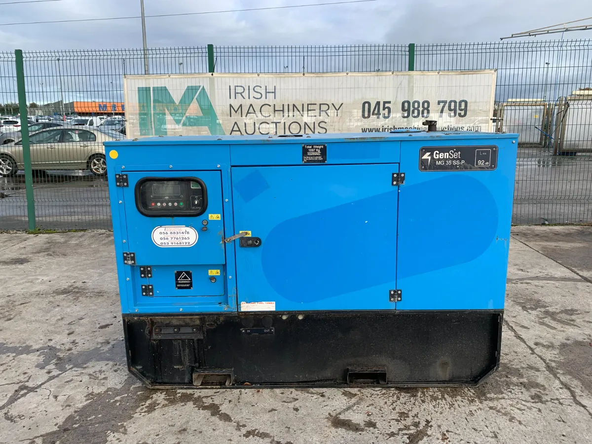 2018 GENSET 33KVA DIESEL GENERATOR FOR AUCTION - Image 1