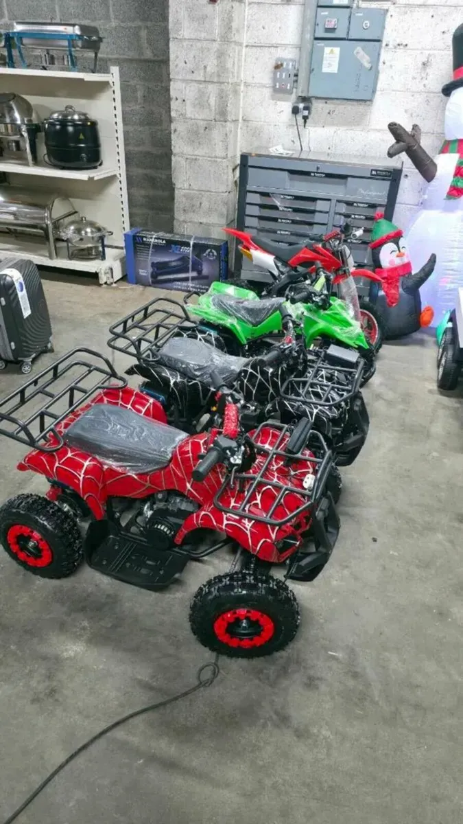 49cc Kids Quad Bike Electric & Pull Start - Image 3