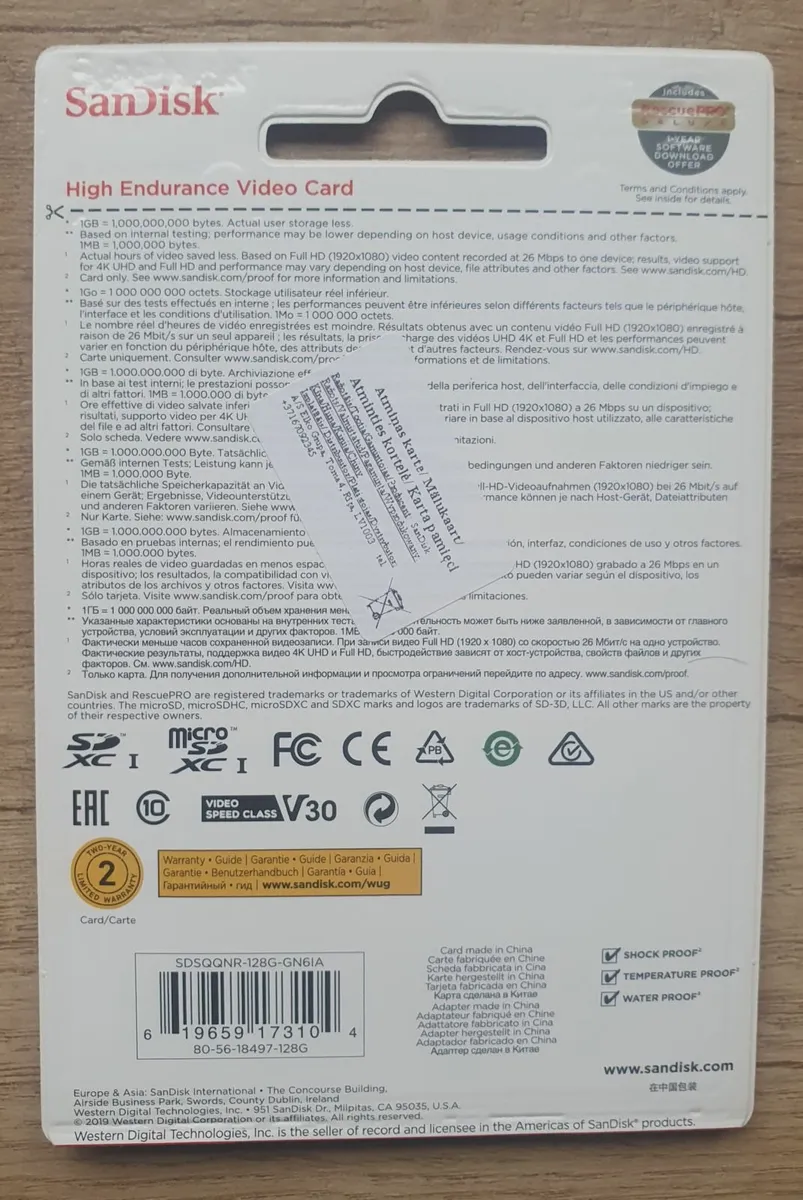 SanDisk128GB High Endurance microSD - Image 4