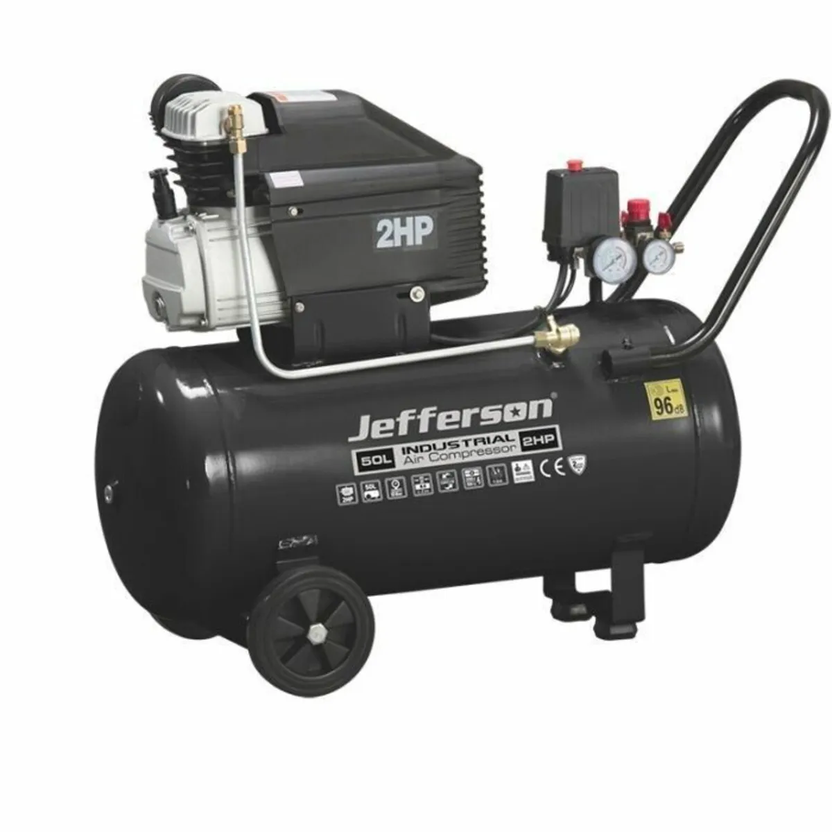 50LTR 2HP 8 BAR COMPRESSOR - Image 1