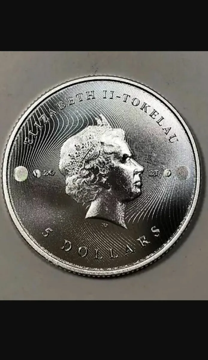 2021 Tokelau Equilibrium $5 1 oz BU Silver Coin - Image 2