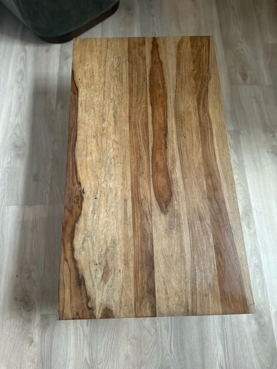 Wooden coffee table - Image 2