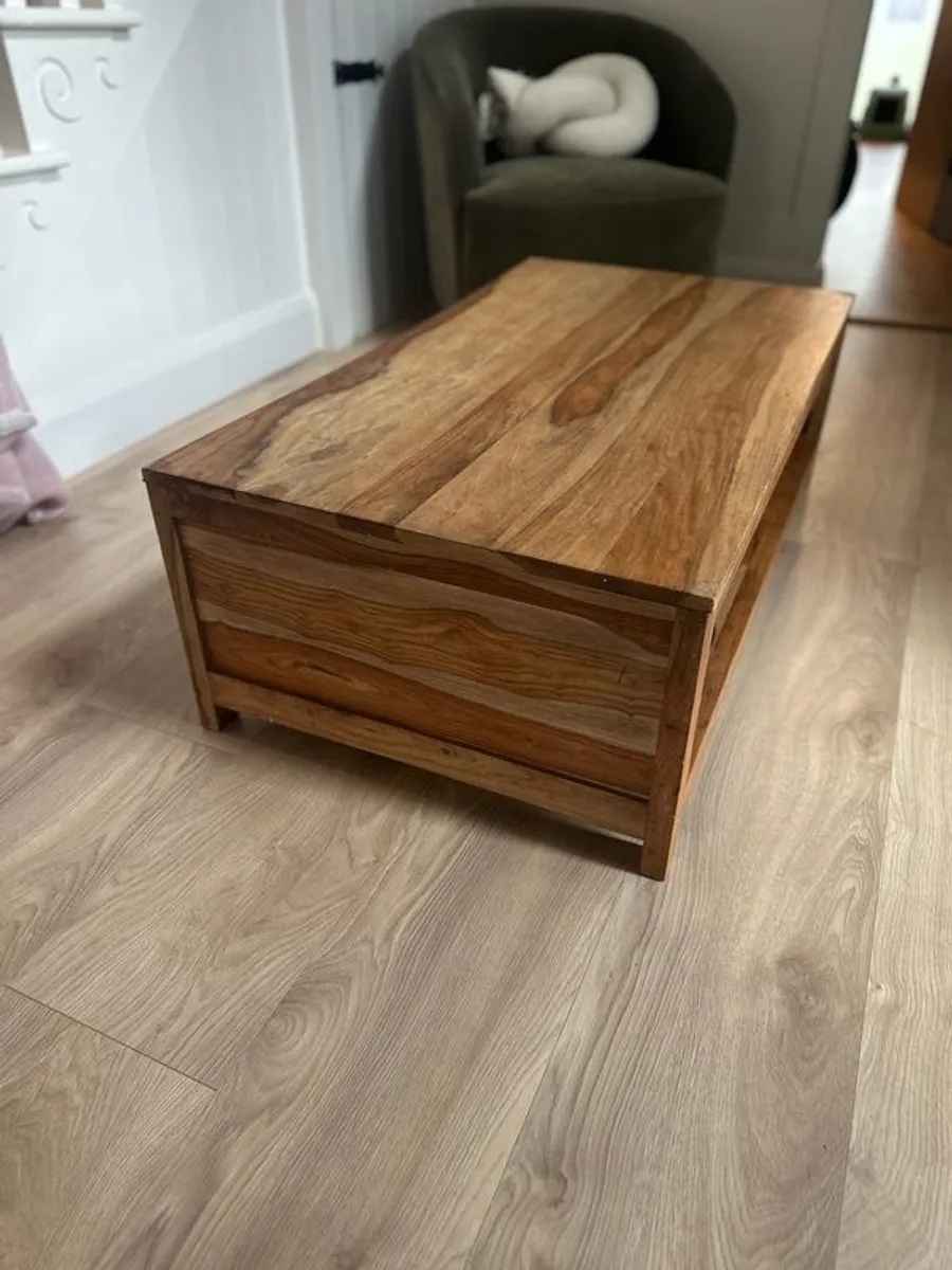 Wooden coffee table - Image 3