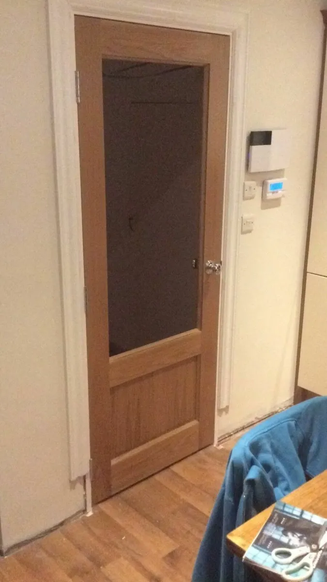 Oak Glass Door and Frame