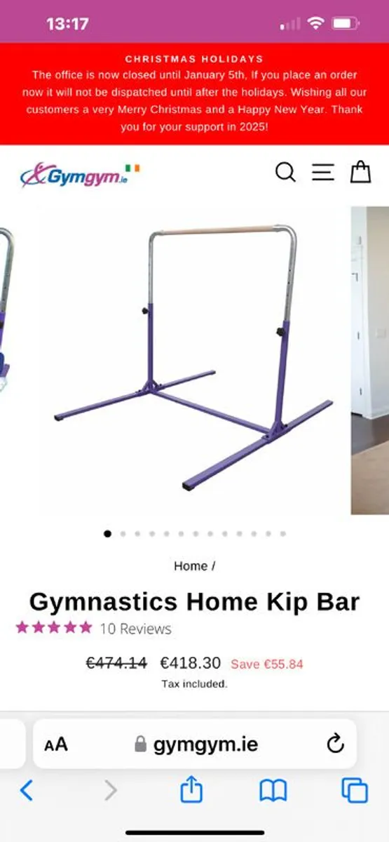 Gymnastics Kip Bar - Image 2