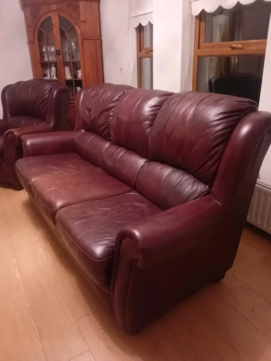 Leather sofa - Image 1