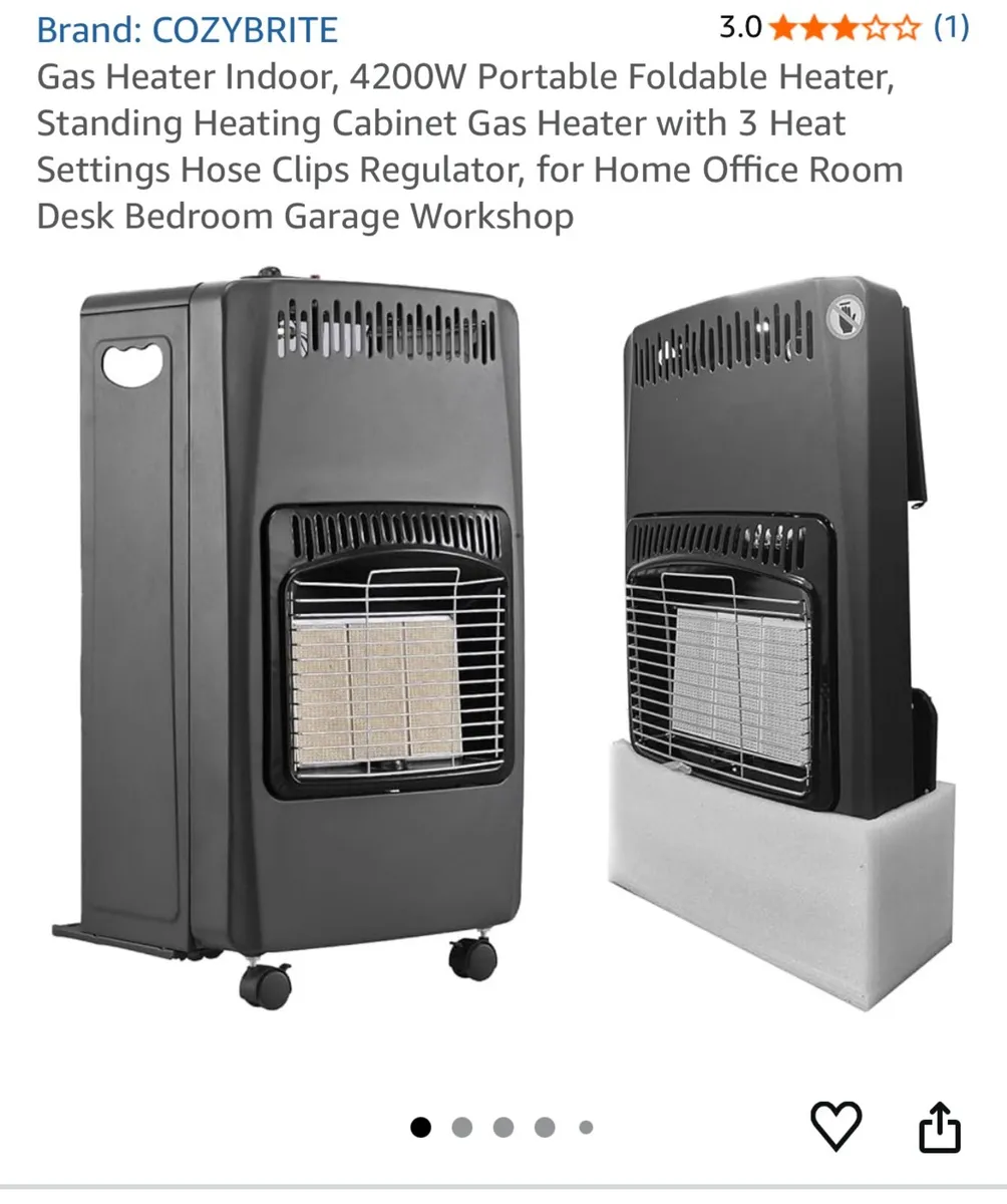 Foldable Gas Heater (New ) - Image 1