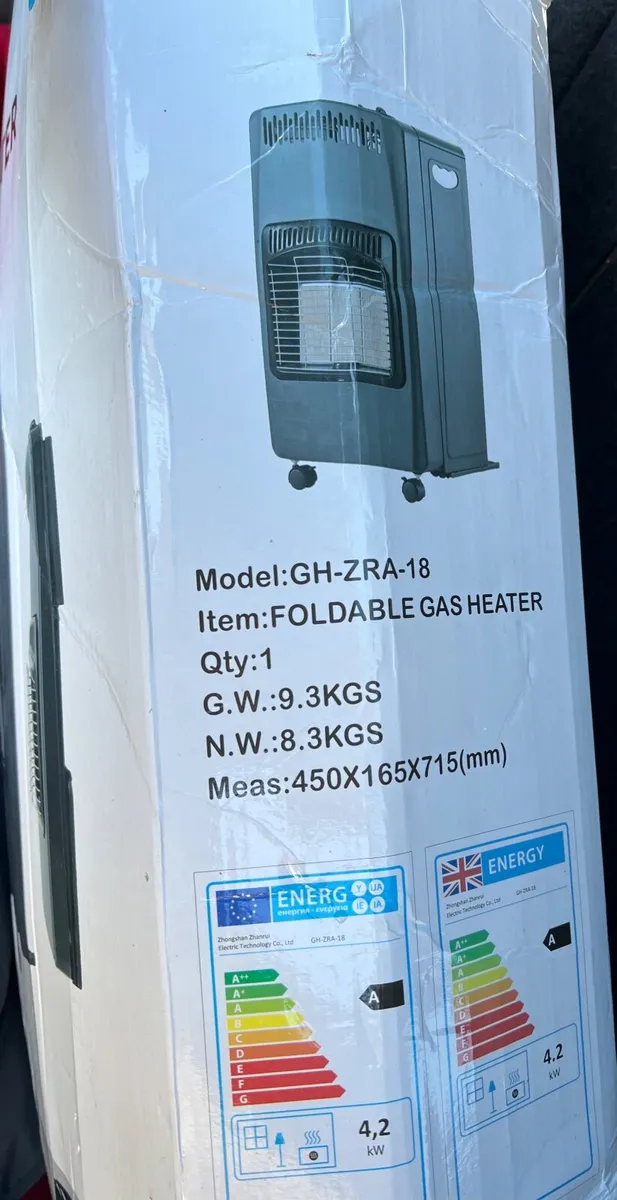 Foldable Gas Heater (New ) - Image 2