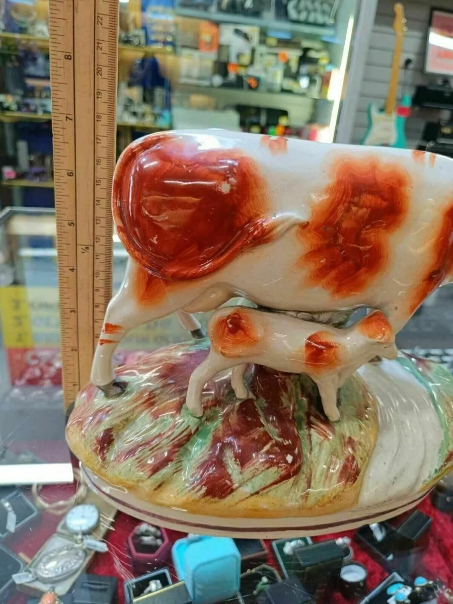 Kent Staffordshire Cow & Calf , Pair - Image 2