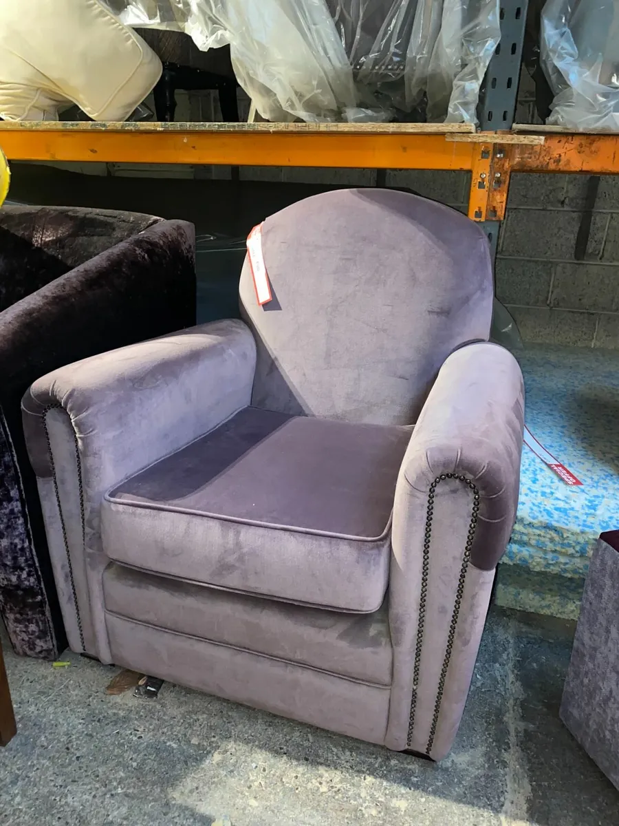 Purple Armchair - Image 1