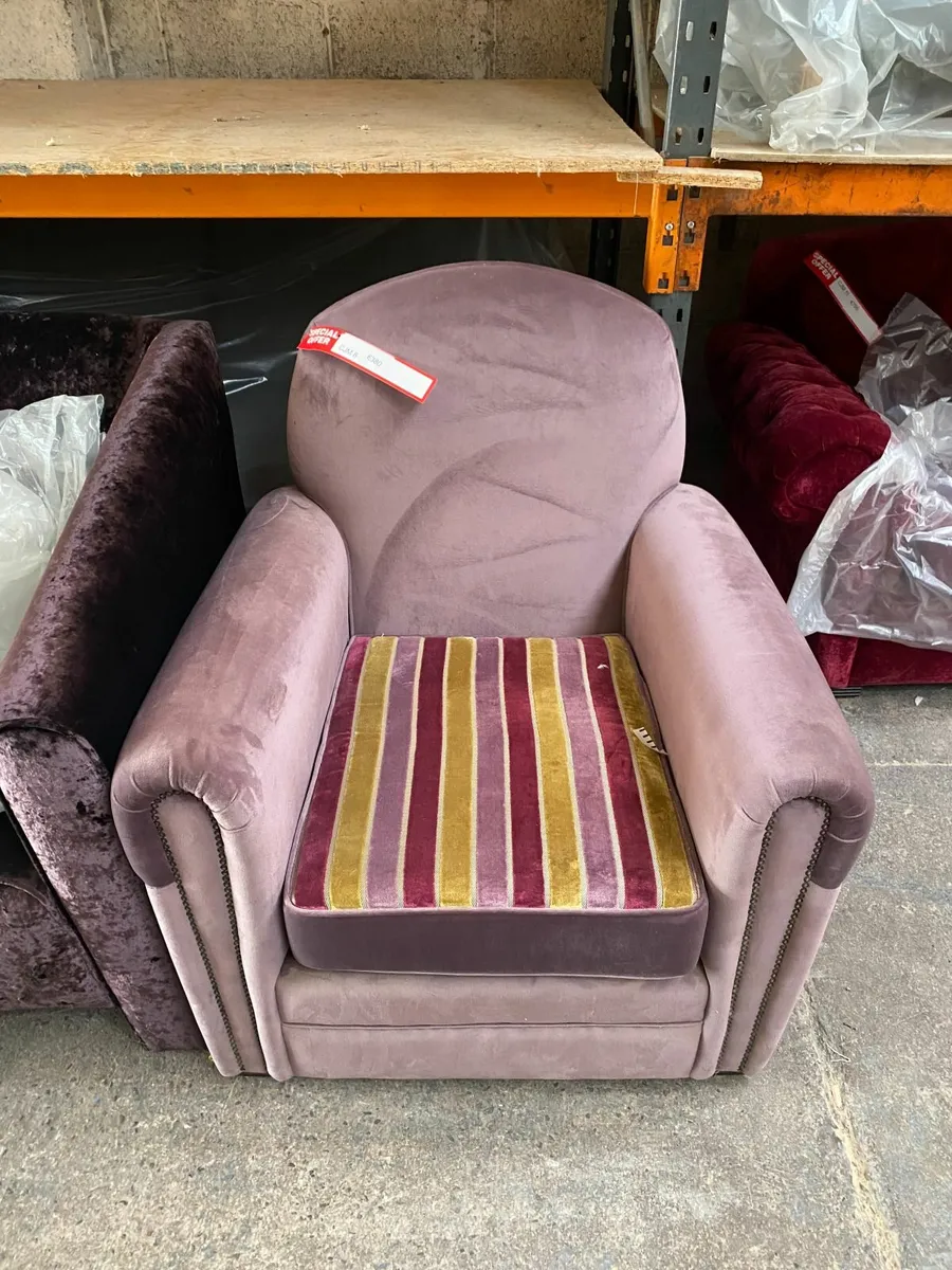 Purple Armchair - Image 2