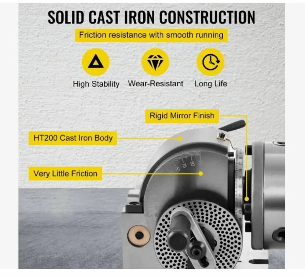 BS-0 Precision Dividing Head, Horizontal Dividing - Image 3