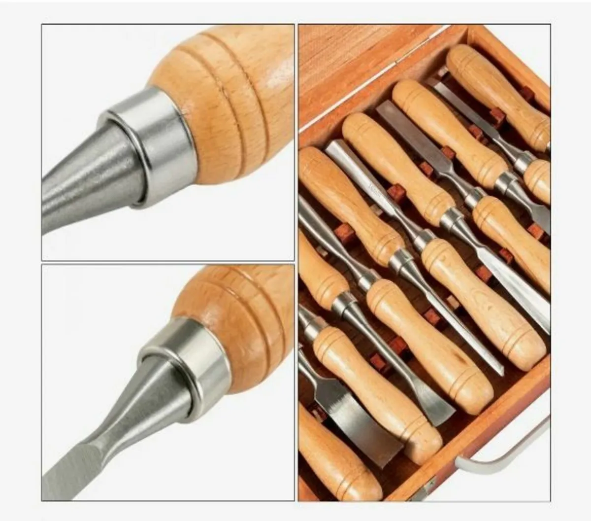 Wood Chisel Sets 12pcs Lathe - Image 4