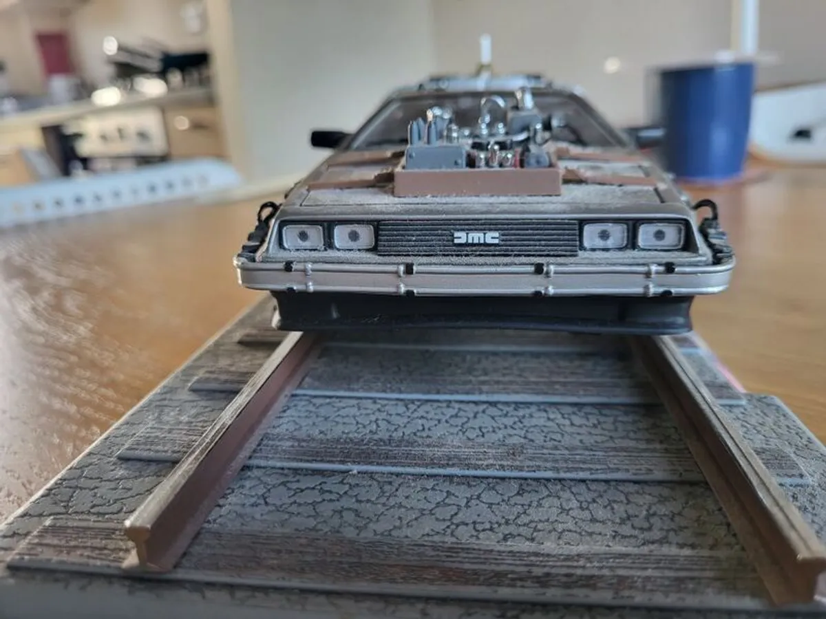 De Lorean die-cast metal model - Image 2