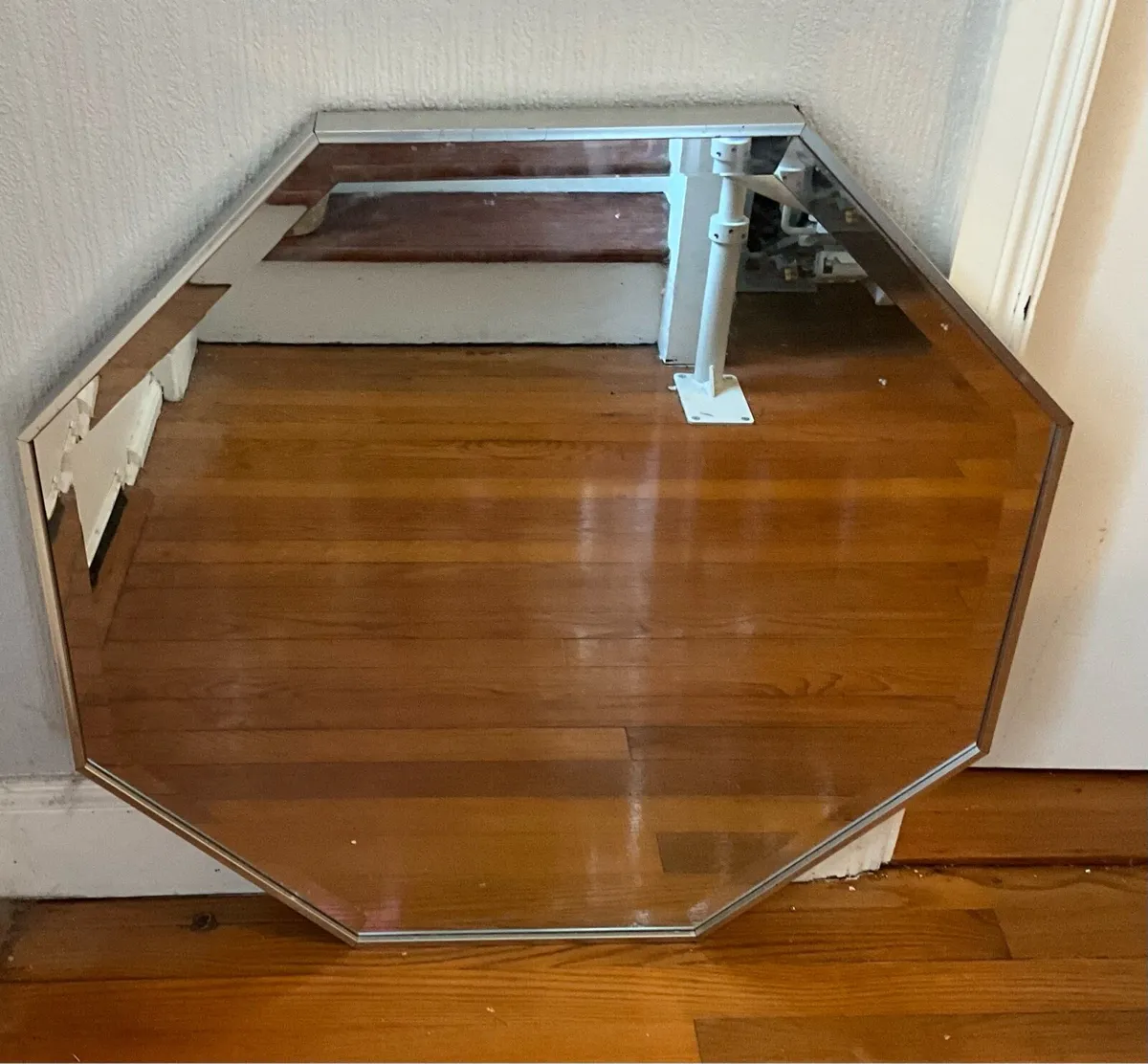 Large Octagonal Shaped Mirror with Bevelled Glass - Image 2