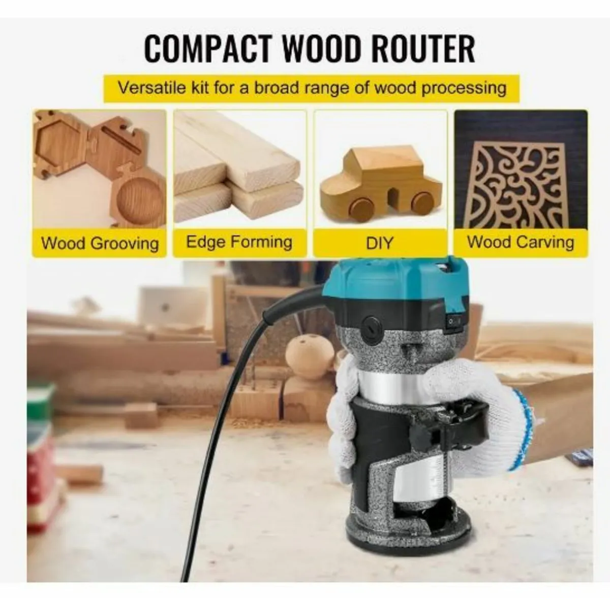 Router Tool, 710W Wood Router - Image 2
