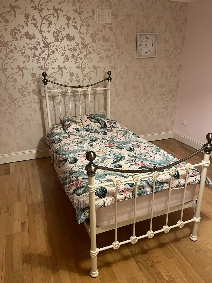 Single Wrought Iron Bed - Image 1