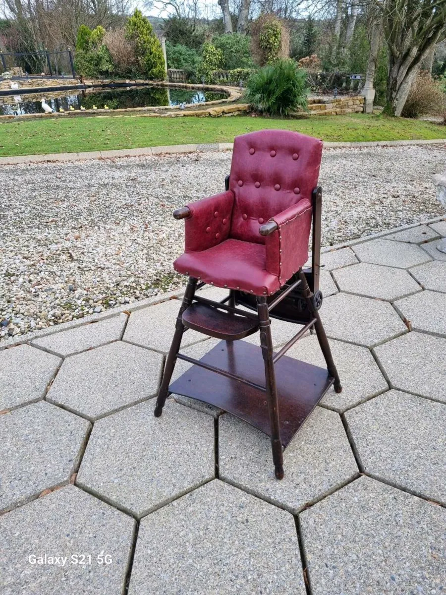 Antique Metamorphic Baby's High Chair - Image 3