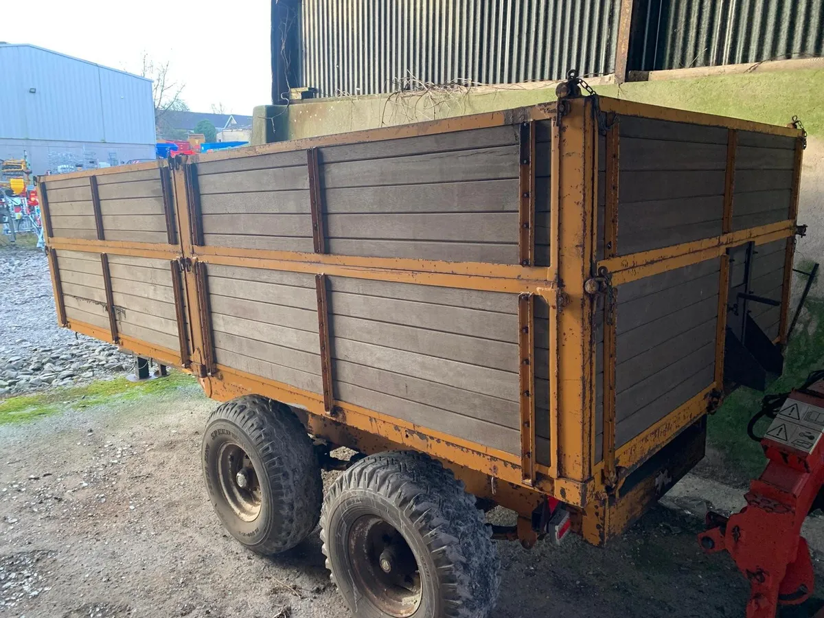 T&F 14' x 7' DROPSIDE GRAIN TRAILER: 11018701 - Image 2