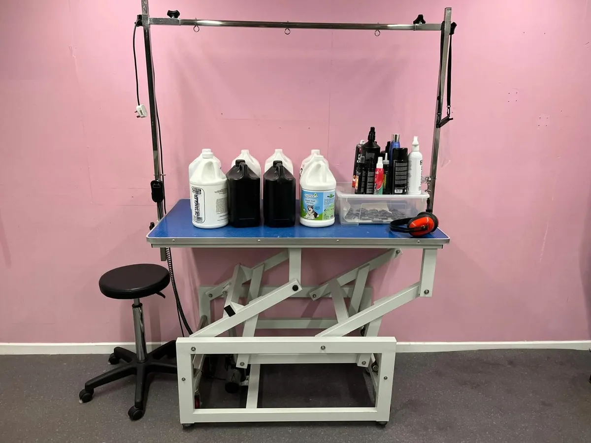 dog grooming table