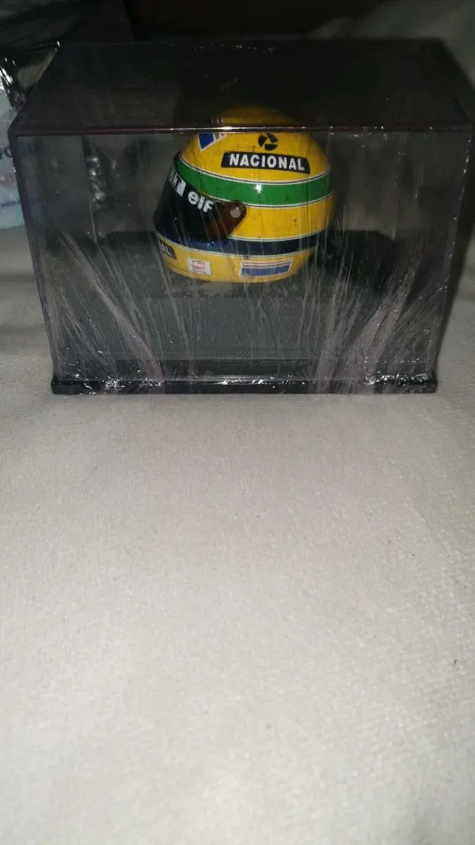 RARE DUCATI DISPLAY MOFE AND SENNA HELMET 1994 - Image 2