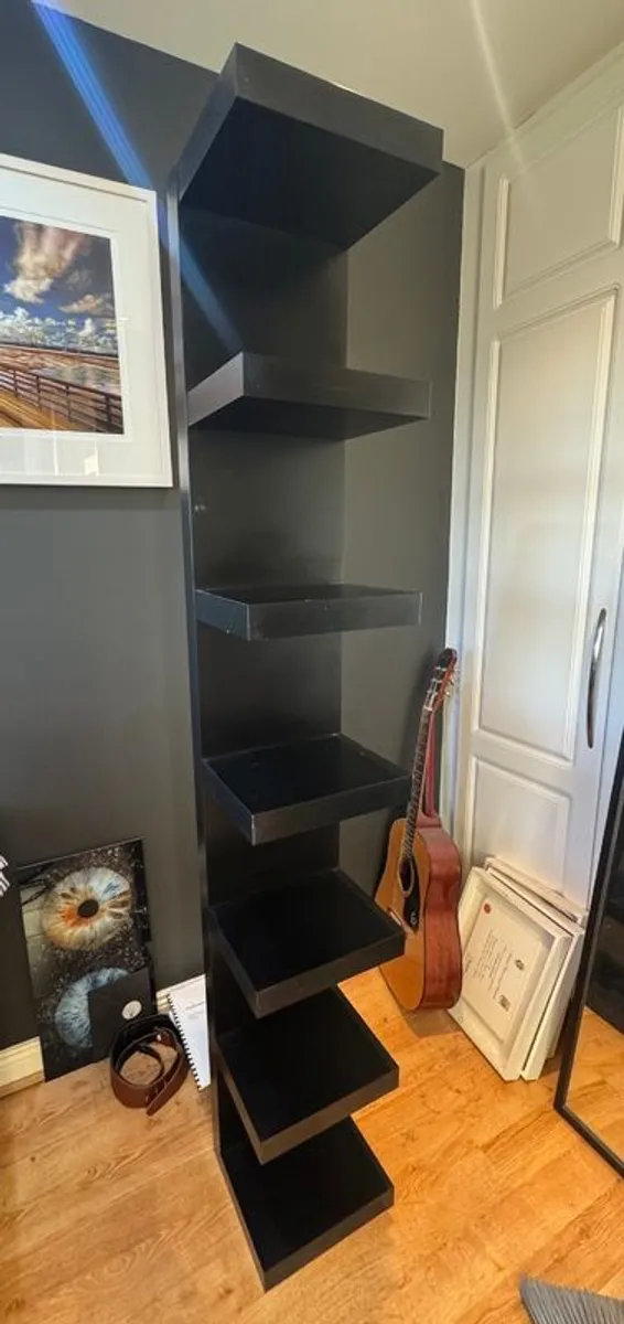 Ikea Lack wall unit shelf black - Image 1