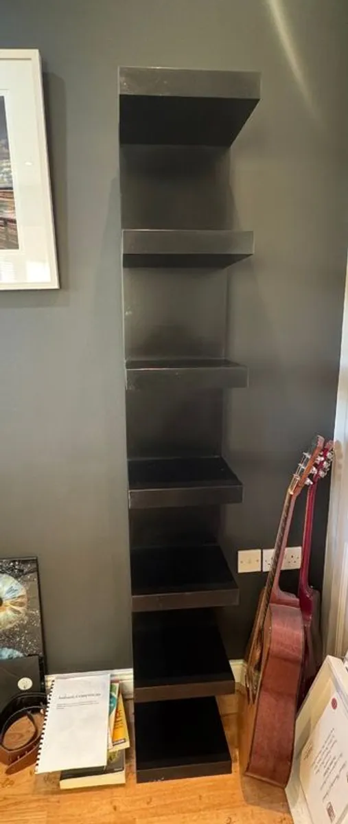 Ikea Lack wall unit shelf black - Image 2