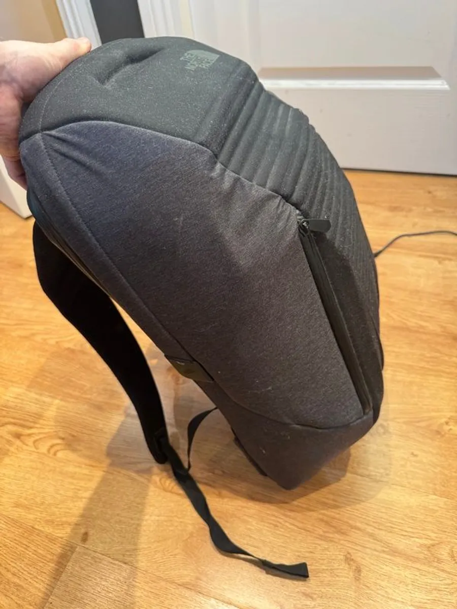 North Face Access 22L hard shell backpack in black - Image 1