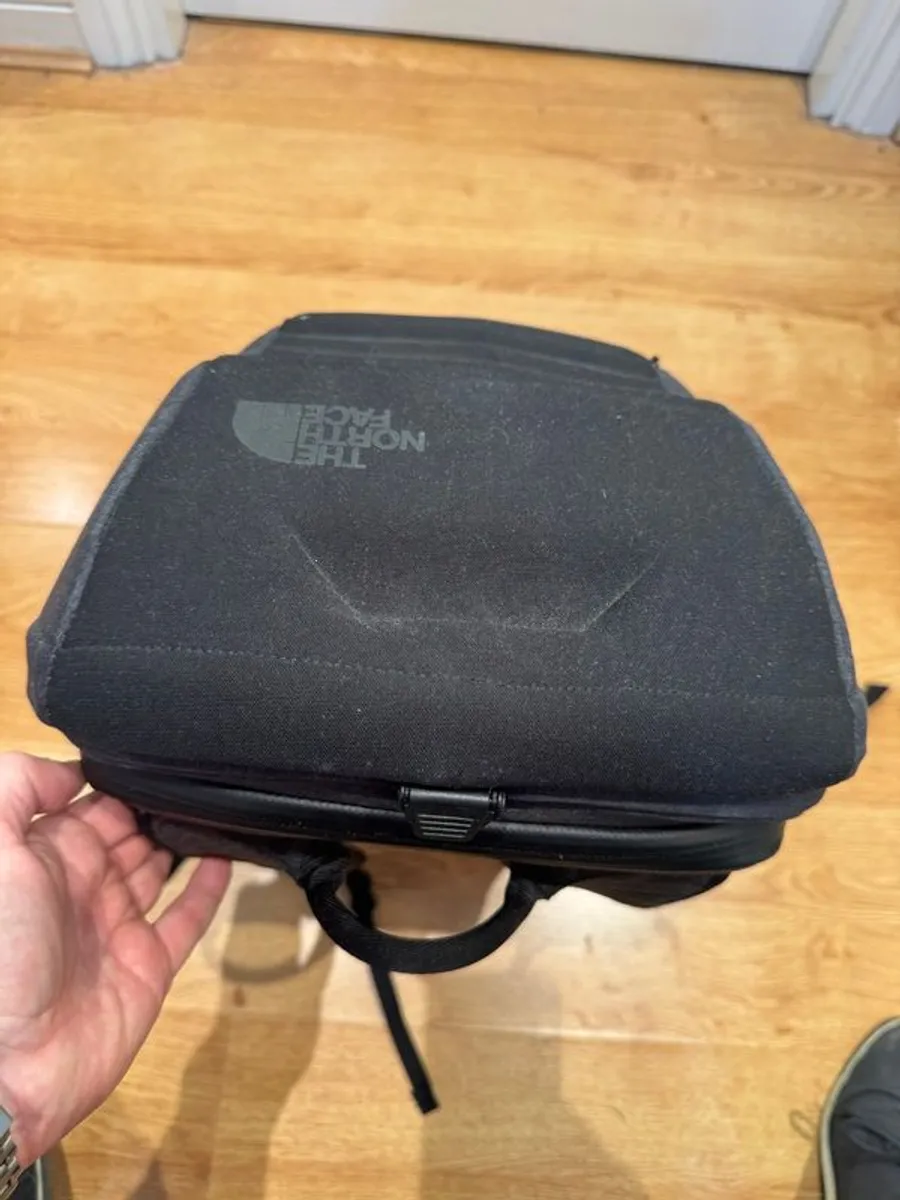 North Face Access 22L hard shell backpack in black - Image 3