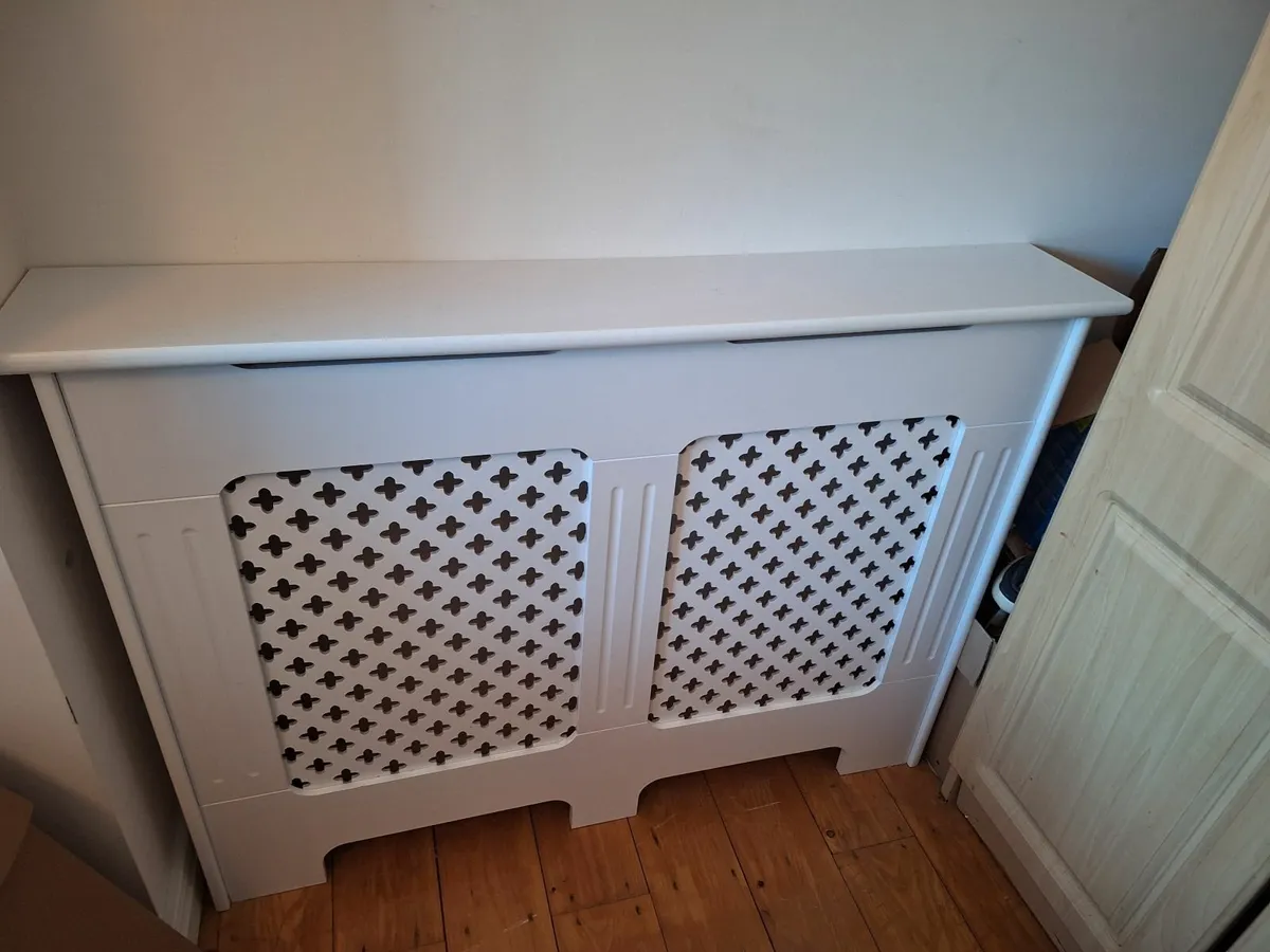 White Radiator Cover - Image 1