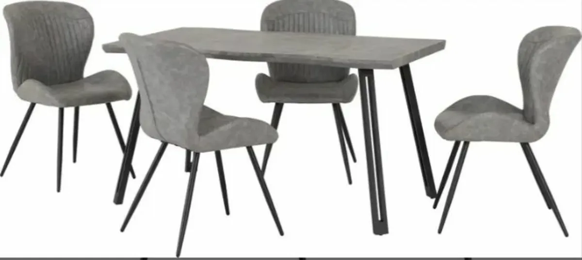 Quebec Wave Edge Dining Set, free delivery 🚚 - Image 3