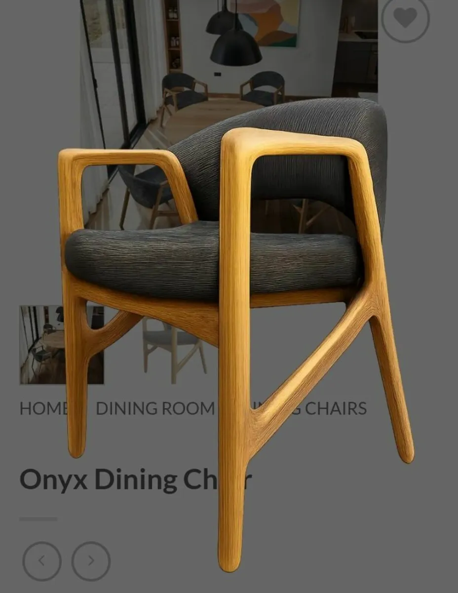 Onyx Dining Chair, free home delivery in Donegal - Image 2