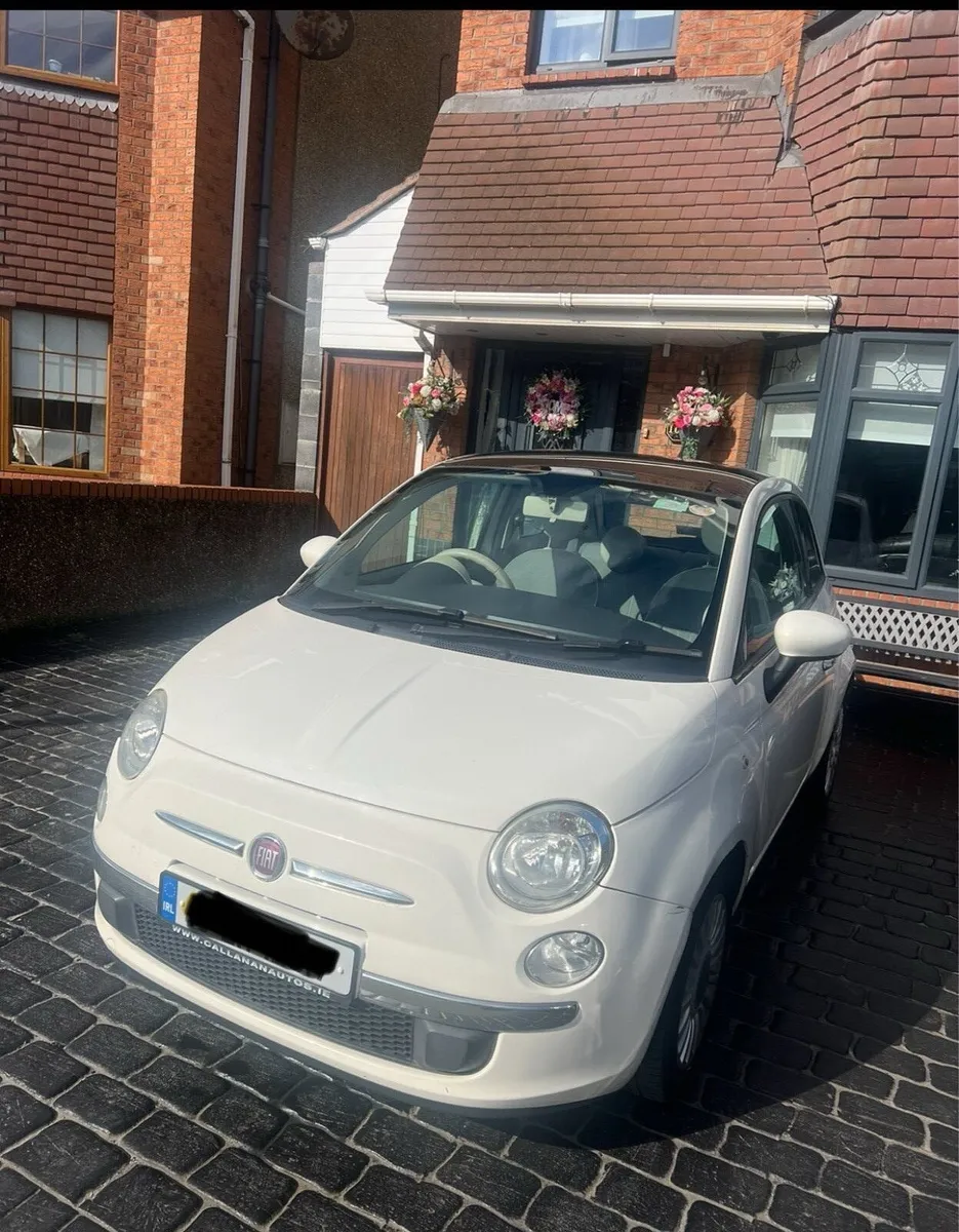 White fiat 500 for sale - Image 1