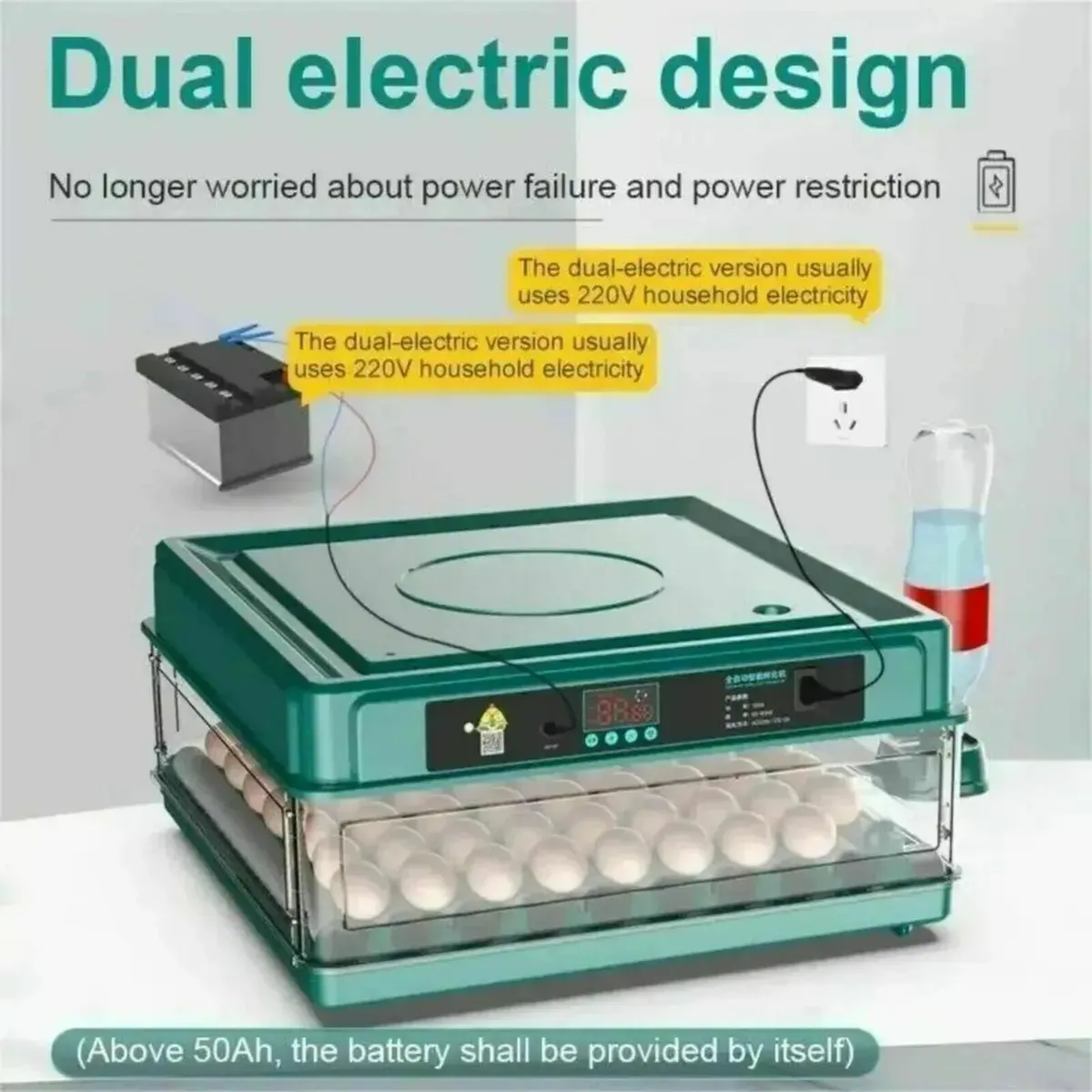 24 Egg Incubator Automatic Temperature Control - Image 4