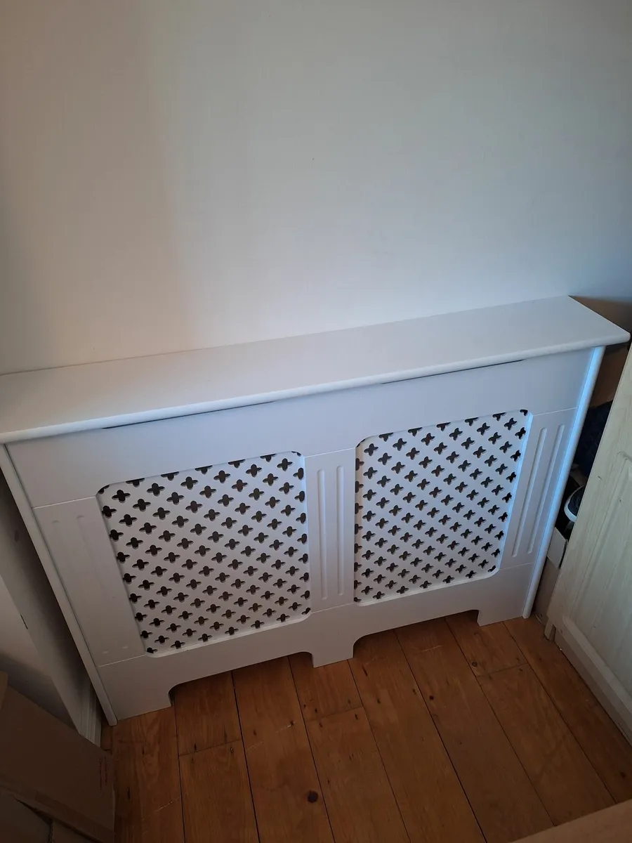 White Radiator Cover - Image 3