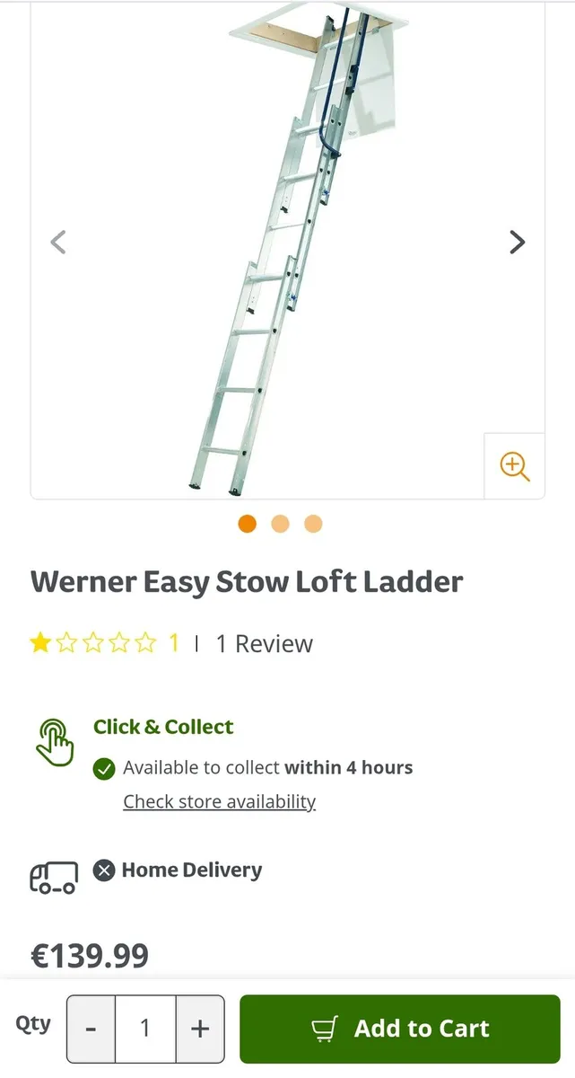 Loft ladder - Image 1