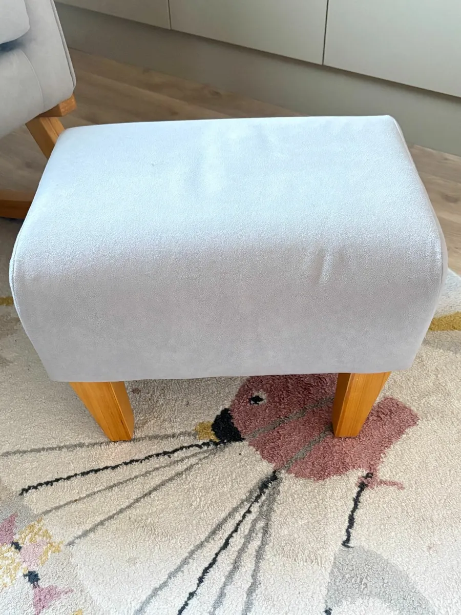 Baby Rocking Chair with Footstool - Image 2