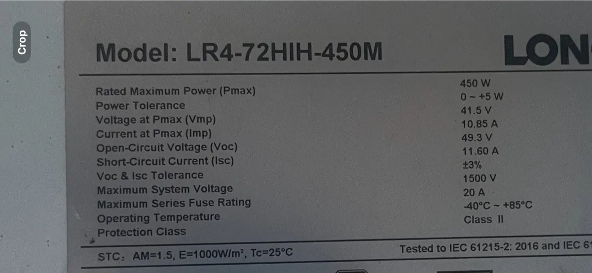Longi 450 watt solar panels - Image 3