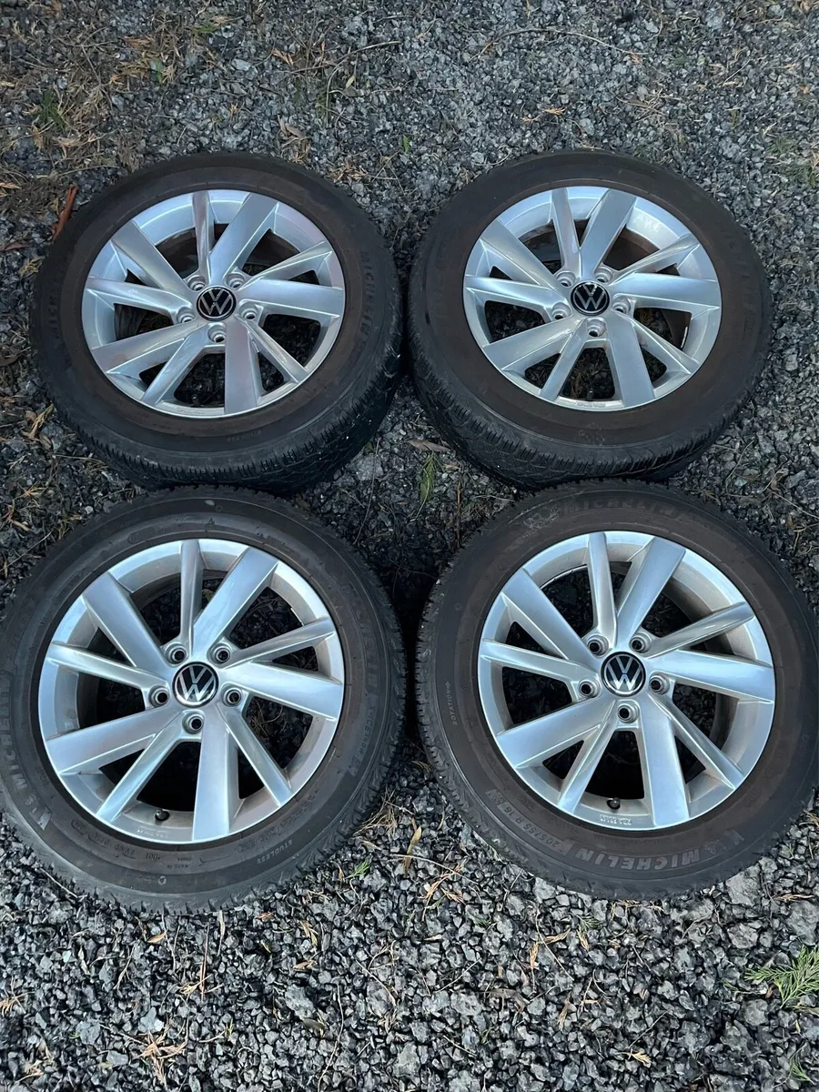 16’ Genuine VW Golf Caddy 5x112 alloy wheels - Image 1
