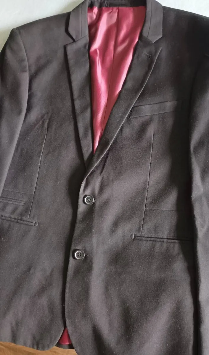 Black Harry Brown 2 Piece Men's Suit - Image 2