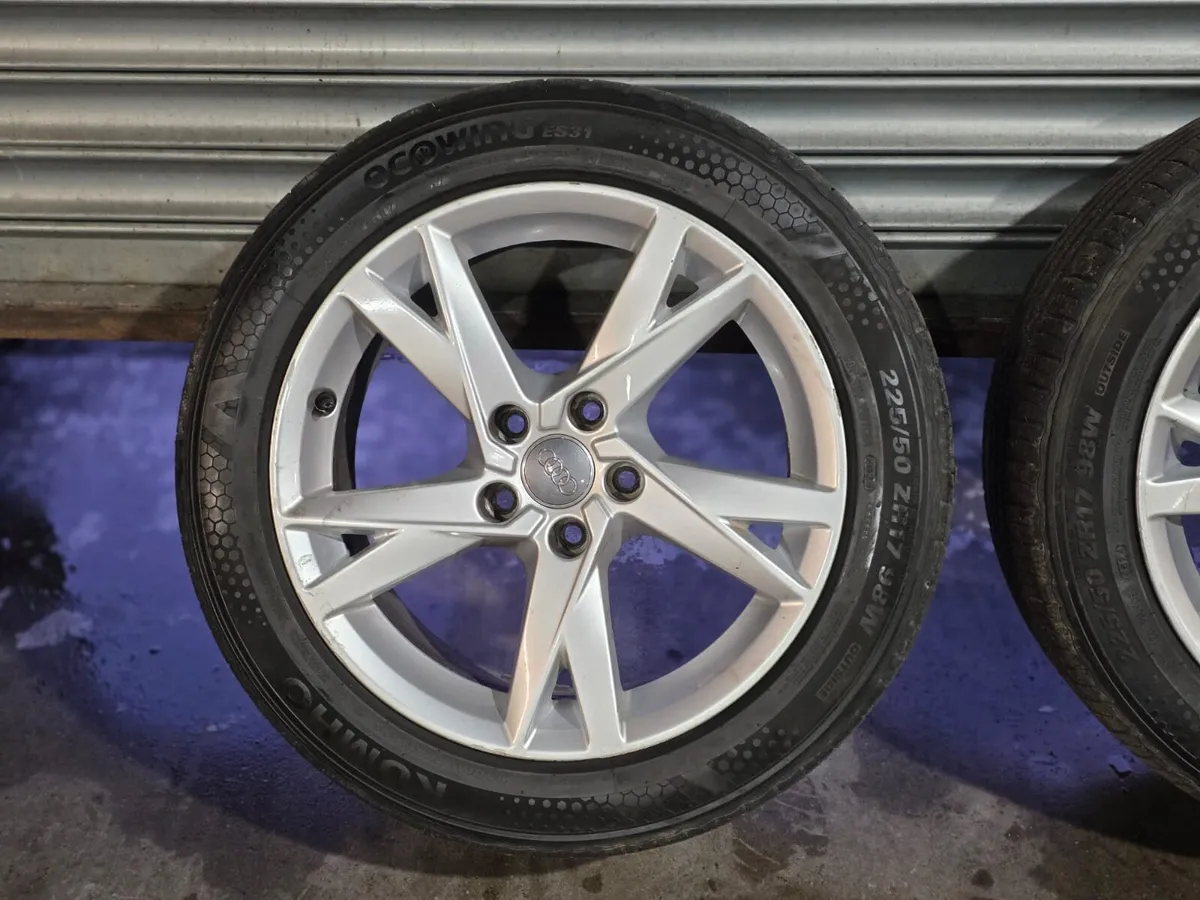 #43 Genuine Audi 17" Alloys 5X112 - Image 1