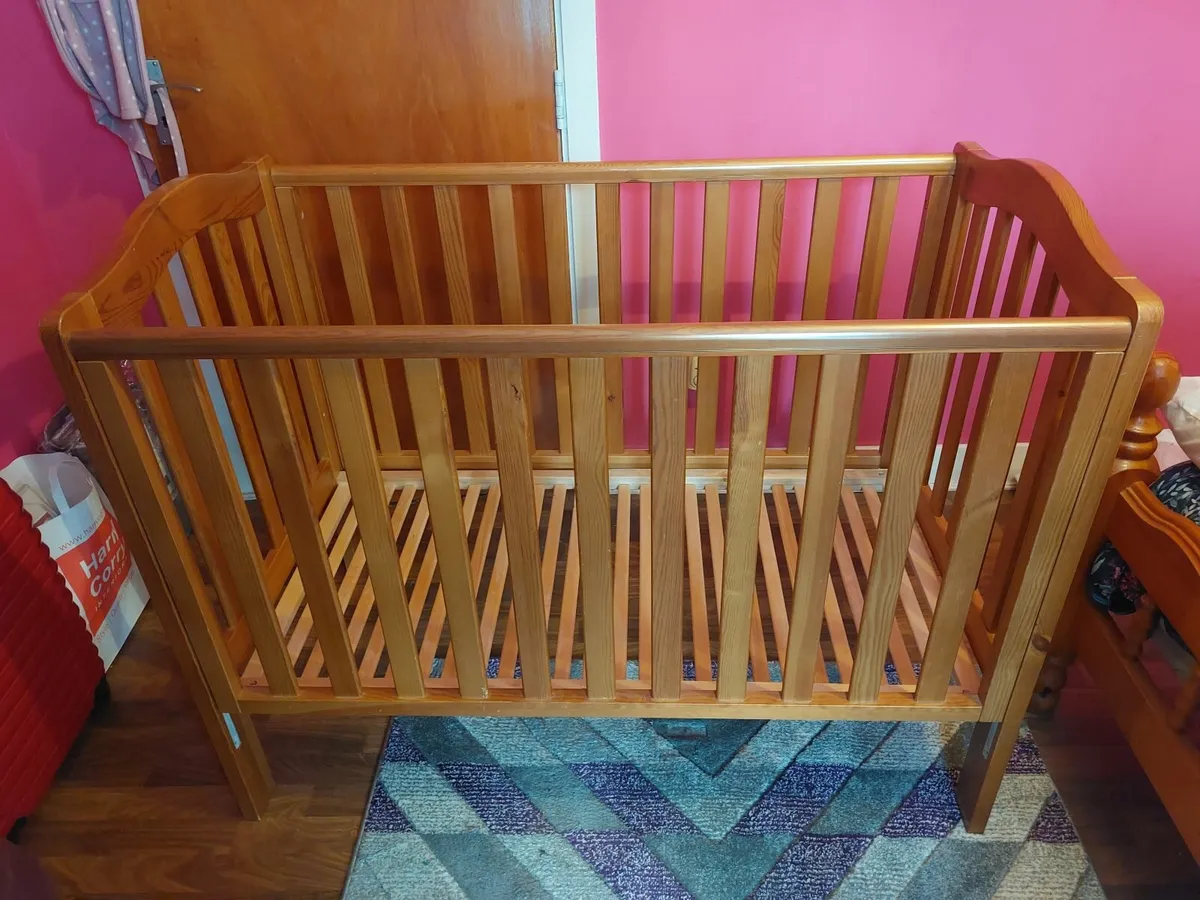 Full sized Cot and Mattress - Image 1