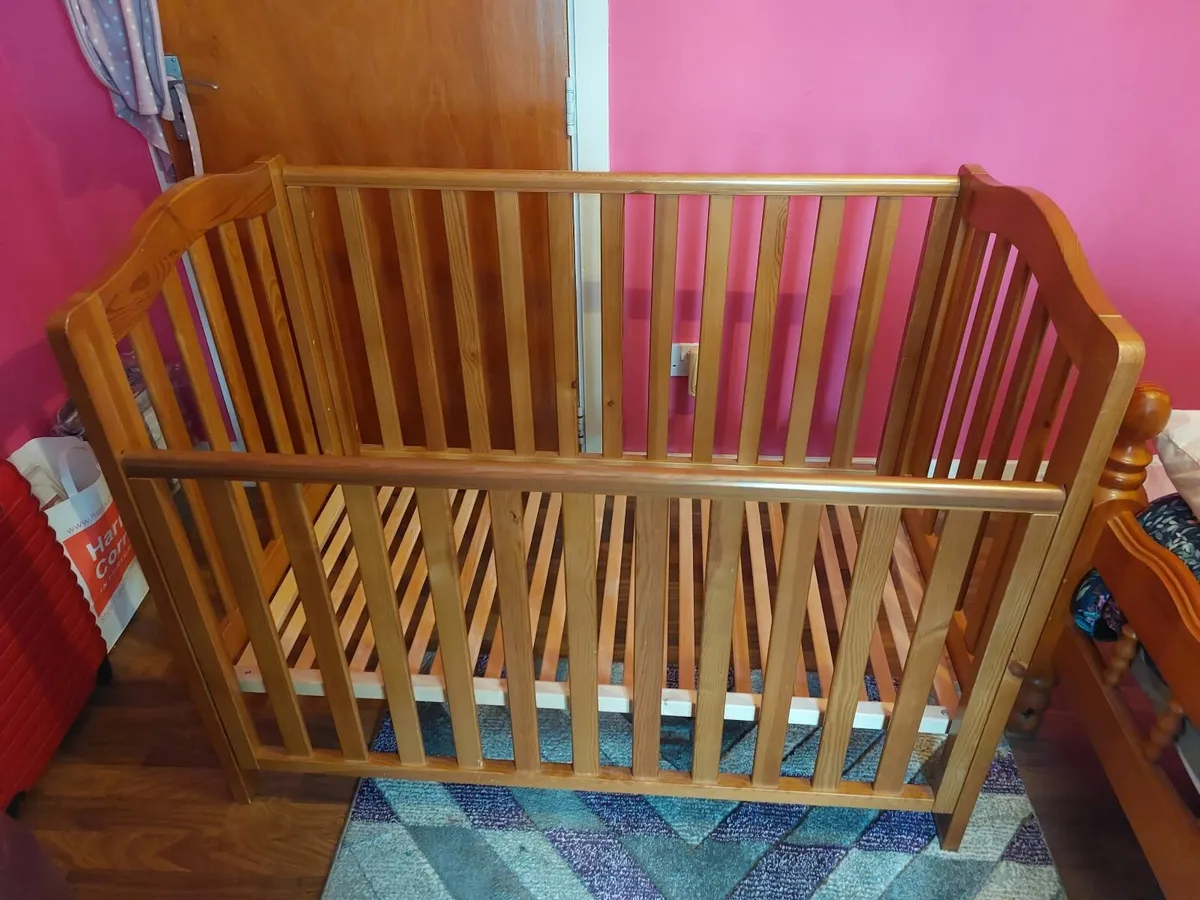 Full sized Cot and Mattress - Image 2