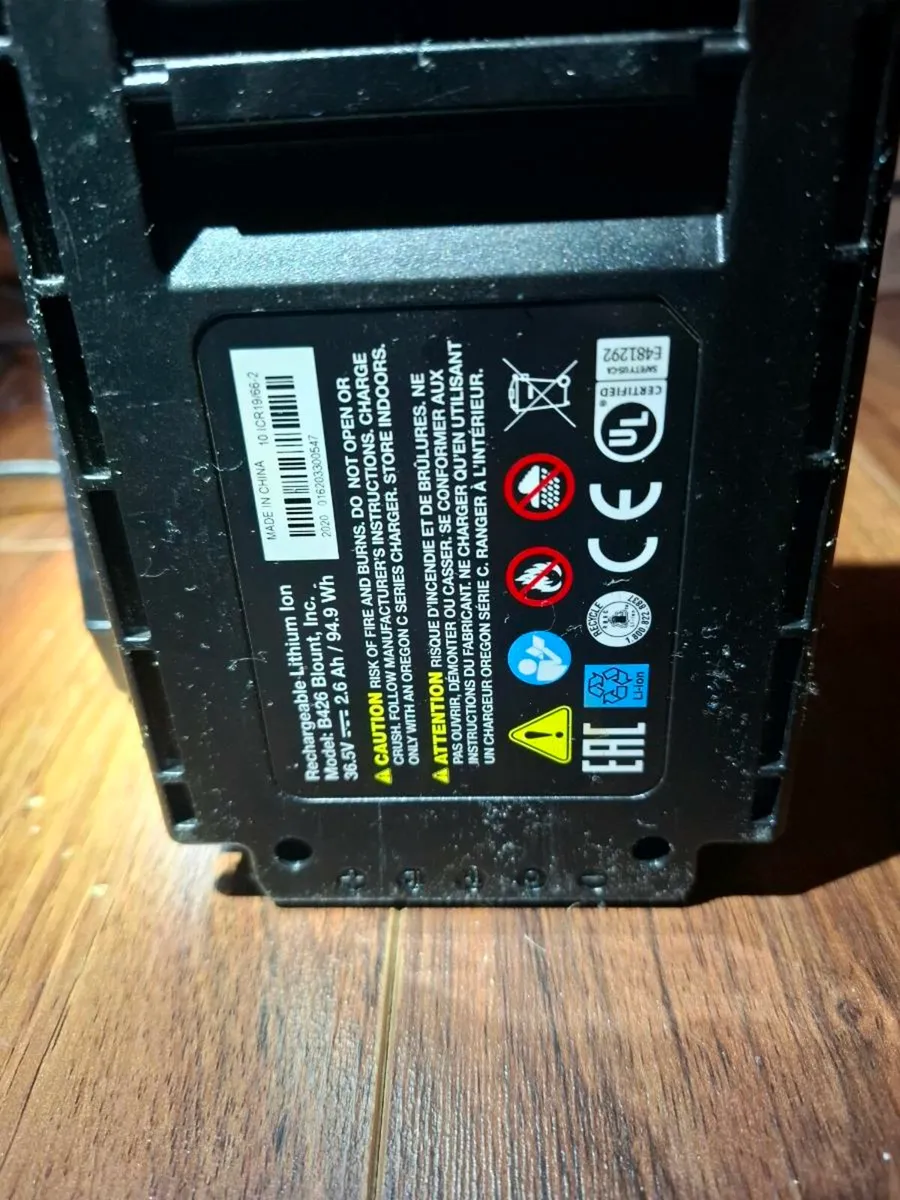 Oregon Chainsaw Battery and Charger - Image 3
