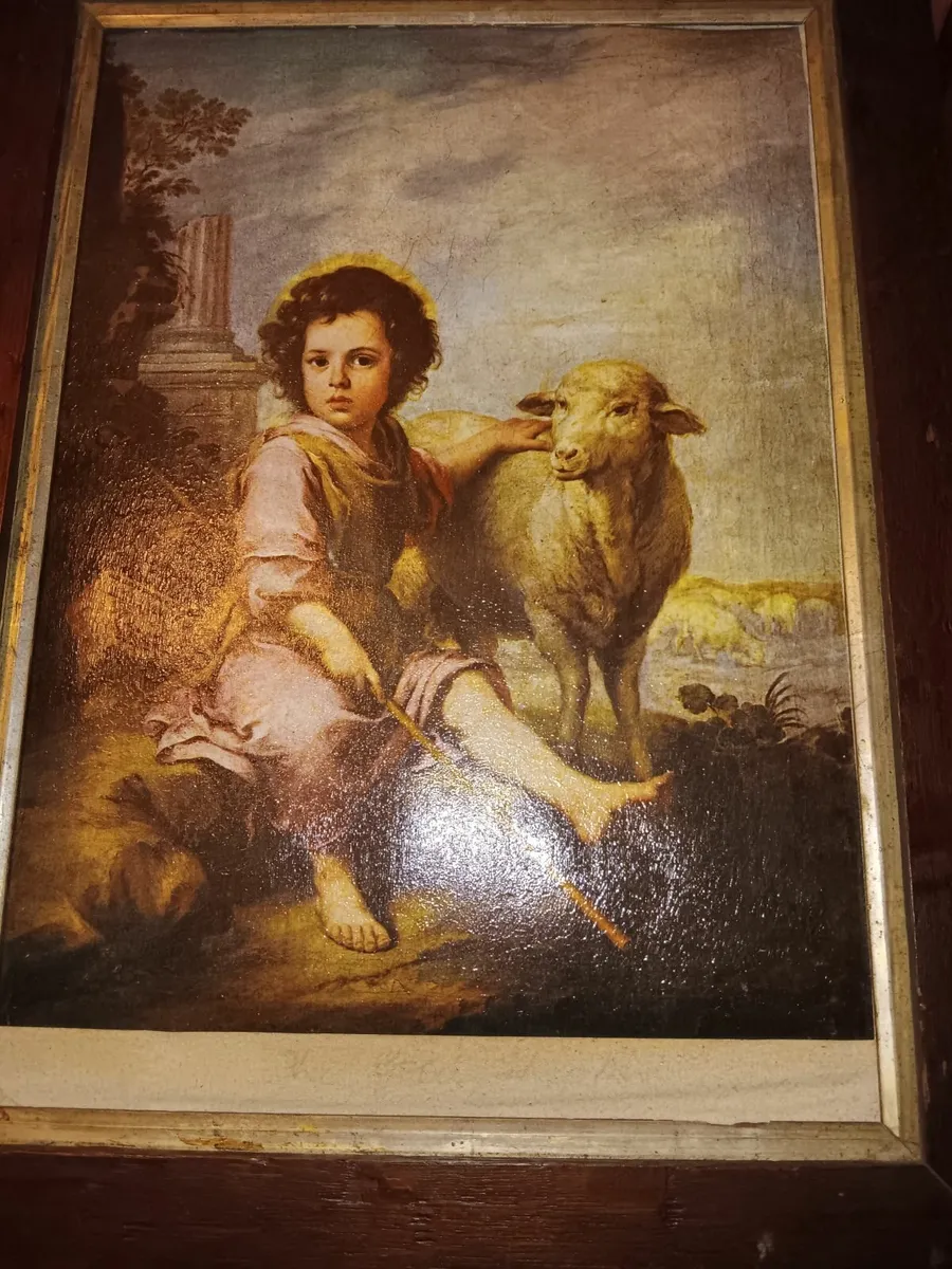 Beautiful vintage holy picture - Image 2