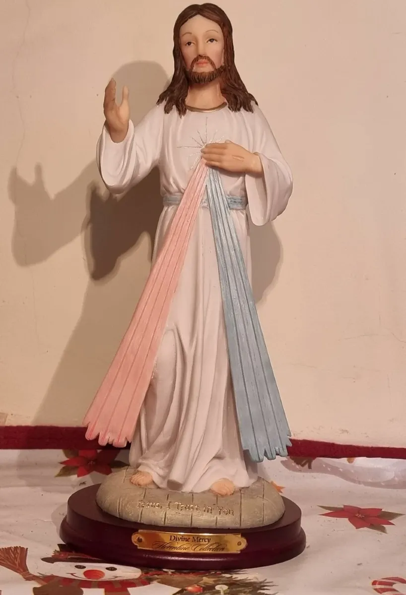 Florentine Divine Mercy Jesus Statue MadeIn Italy - Image 3