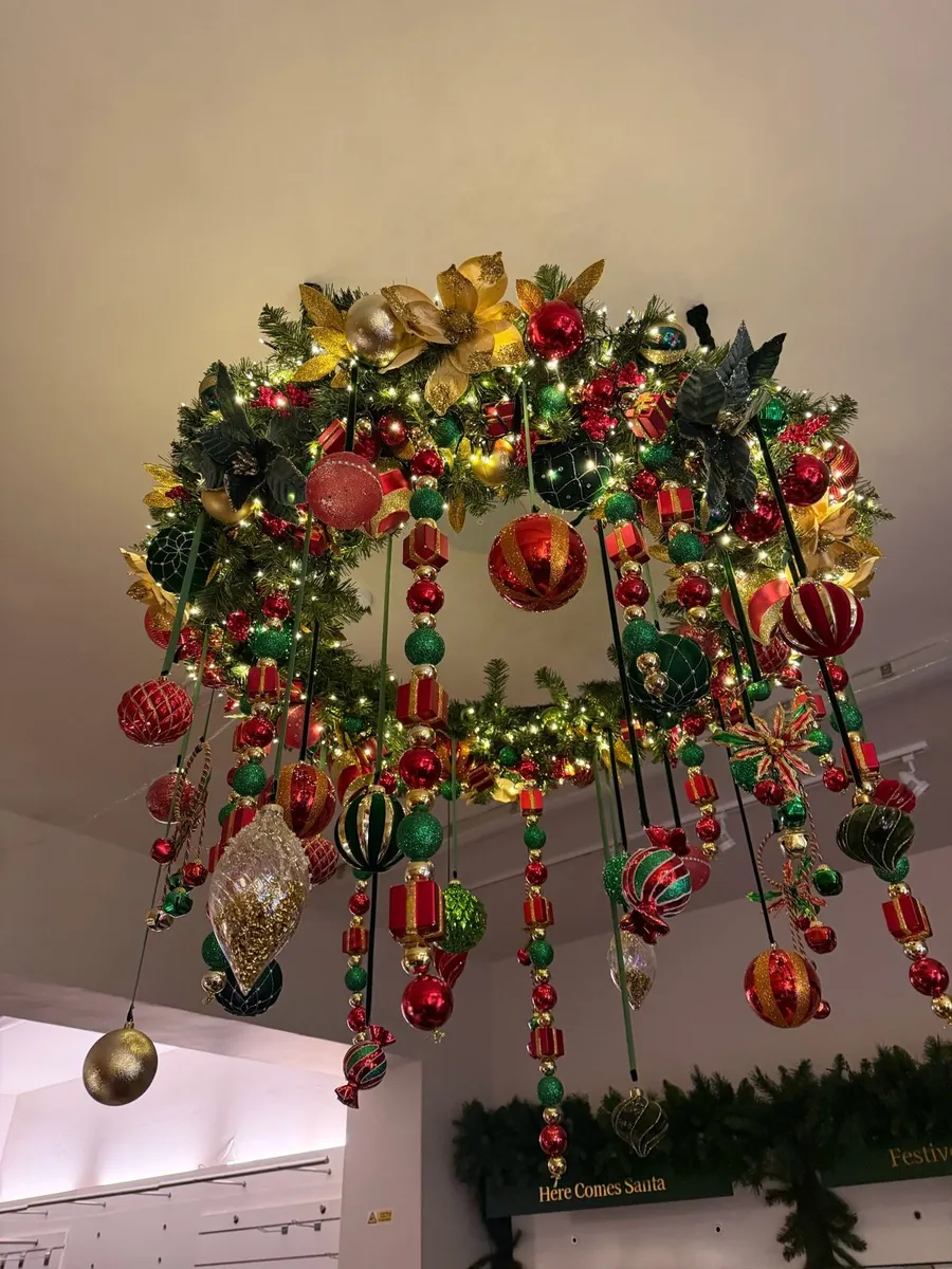 Christmas Chandelier Decor