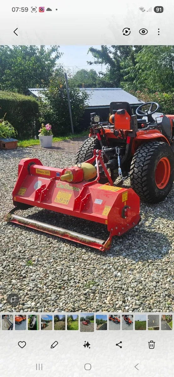 Kubota b2400 tractor 4wd no vat - Image 3
